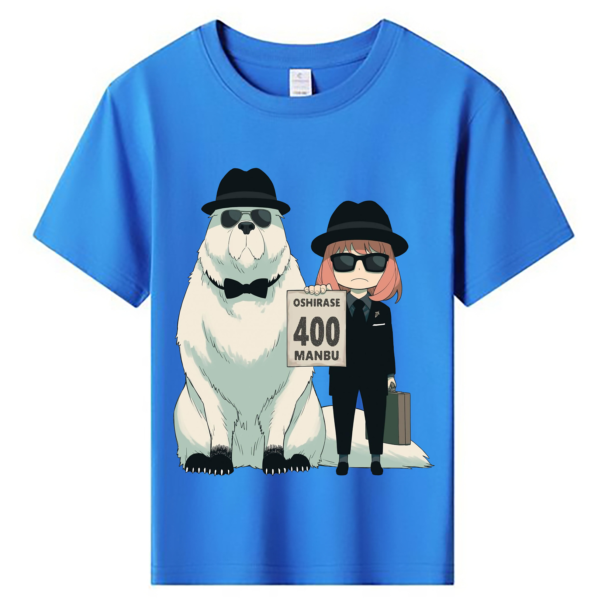 （画像用） SPY×FAMILY间谍家家酒 綿100％キッズTシャツ（フロントプリント）